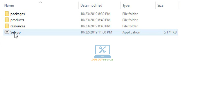 Chạy File cài đặt phần mềm