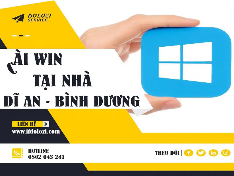 Dịch vụ cài win tận nơi Dĩ An - IT Dolozi