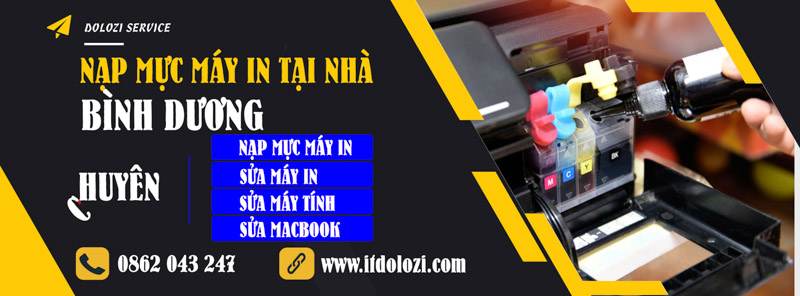 Dịch vụ nạp mực in tận nơi Bình Dương