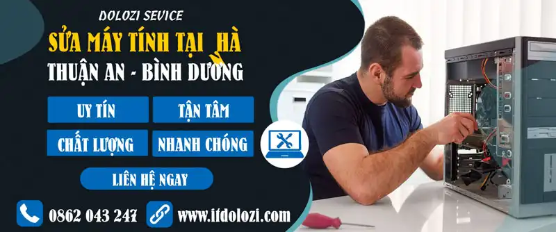 Dịch vụ sửa máy tính tận nơi Thuận An - IT Dolozi