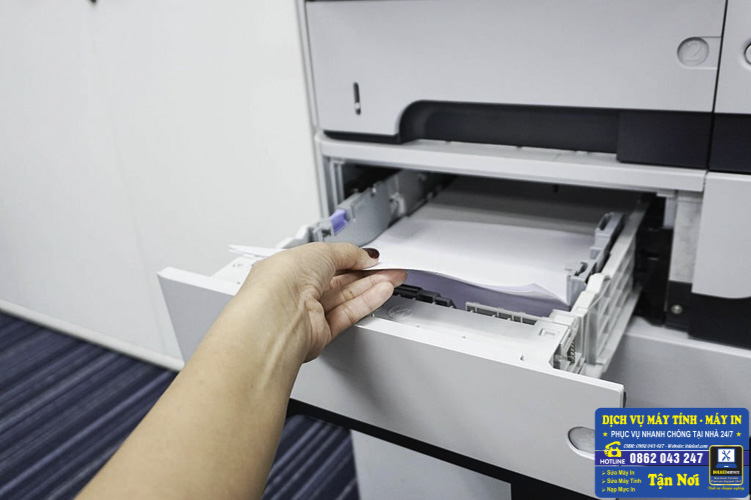 Máy Photocopy bị kẹt giấy, nhăn giấy