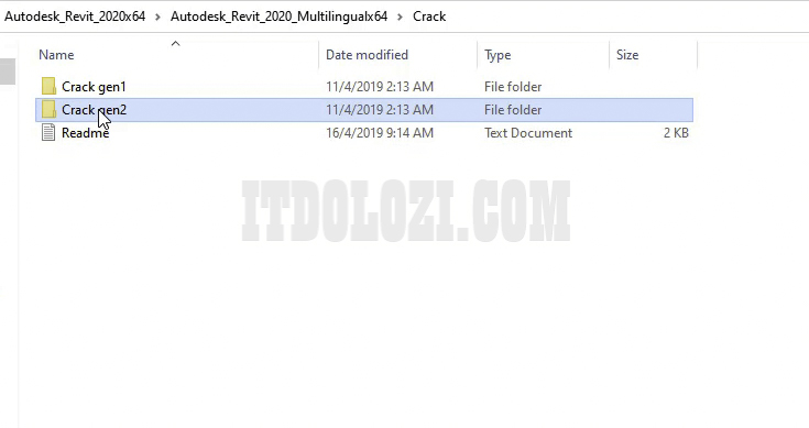Giải nén phần kích hoạt trong thư mục Crack