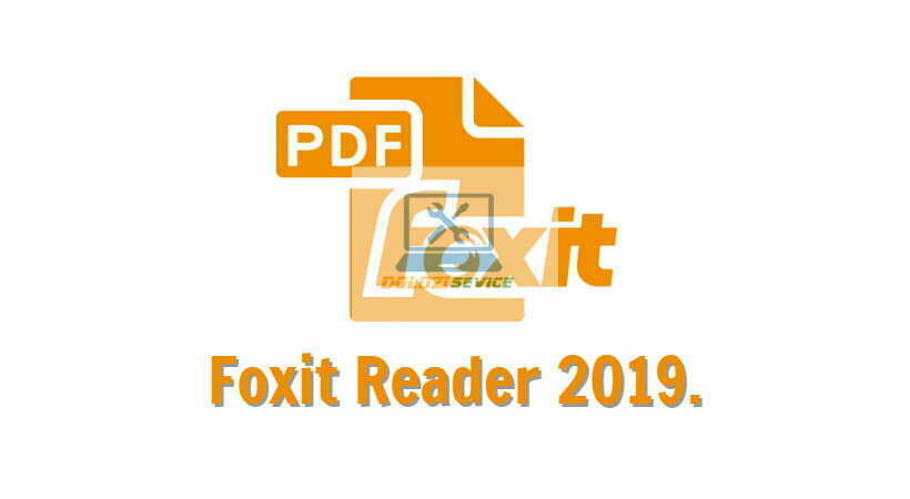 Foxit Reader 2019.
