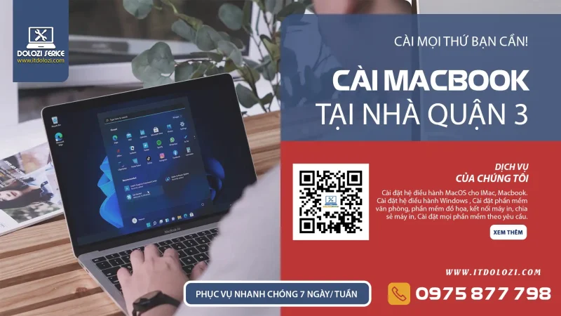 Cài Macbook Quận 3