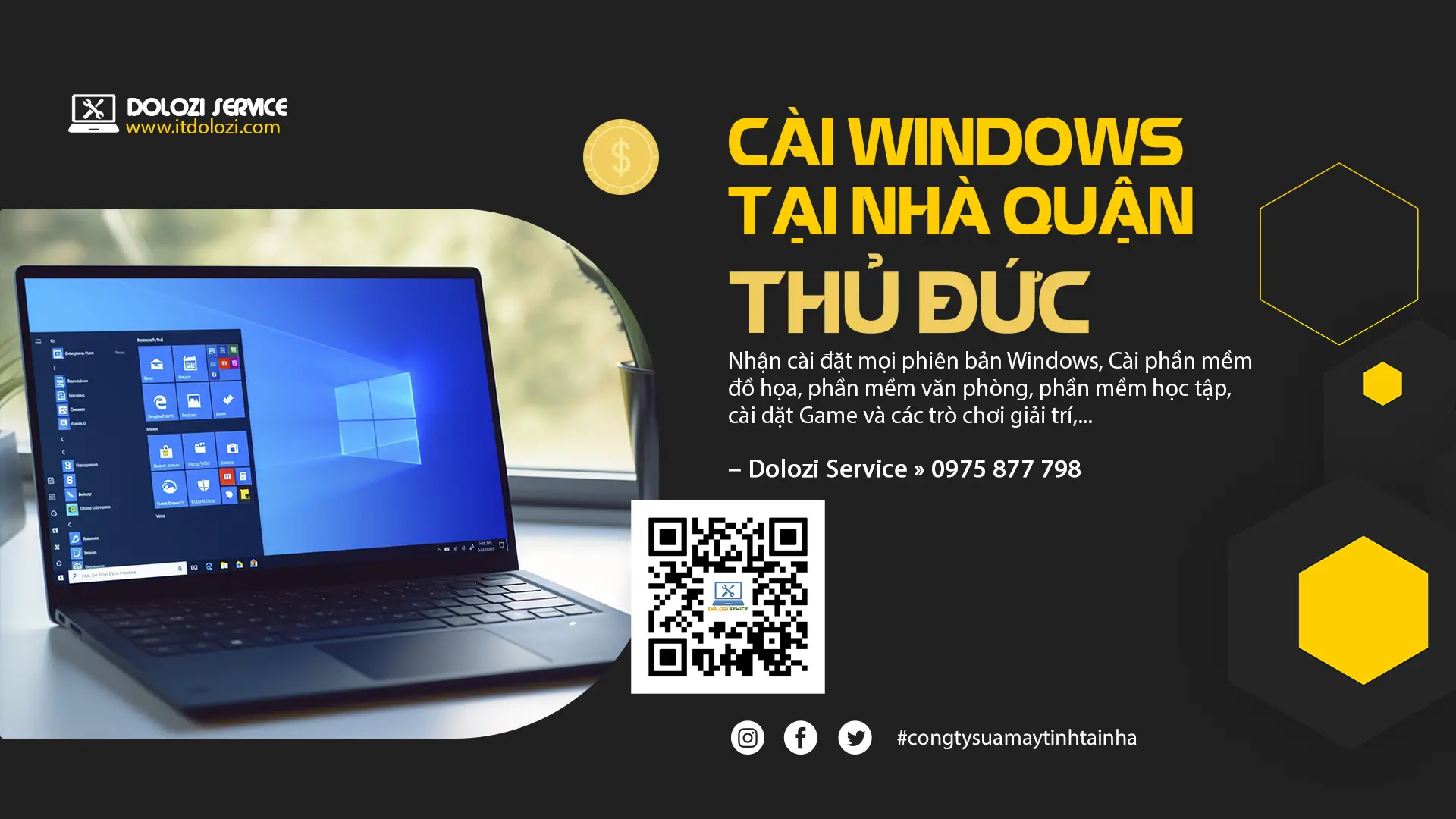 Cài Win Quận Thủ Đức