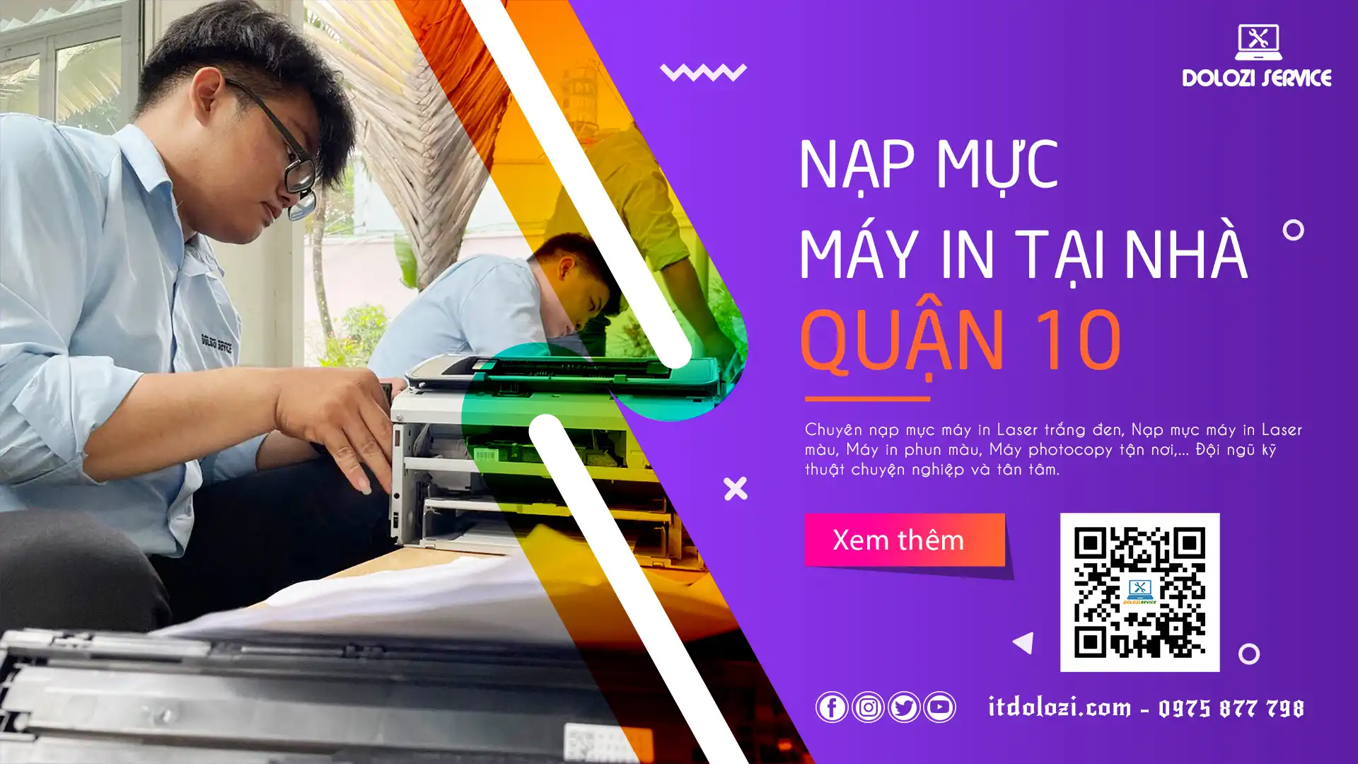Nạp Mực Máy In Quận 10