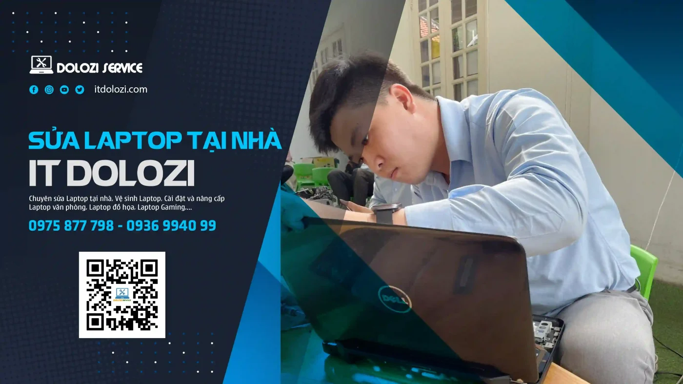 Tại Dolozi, bạn sẽ không cần phải lo lắng về tay nghề của đội ngũ kỹ thuật viên Sua-Laptop-Tai-Nha-ITDolozi-1400x787