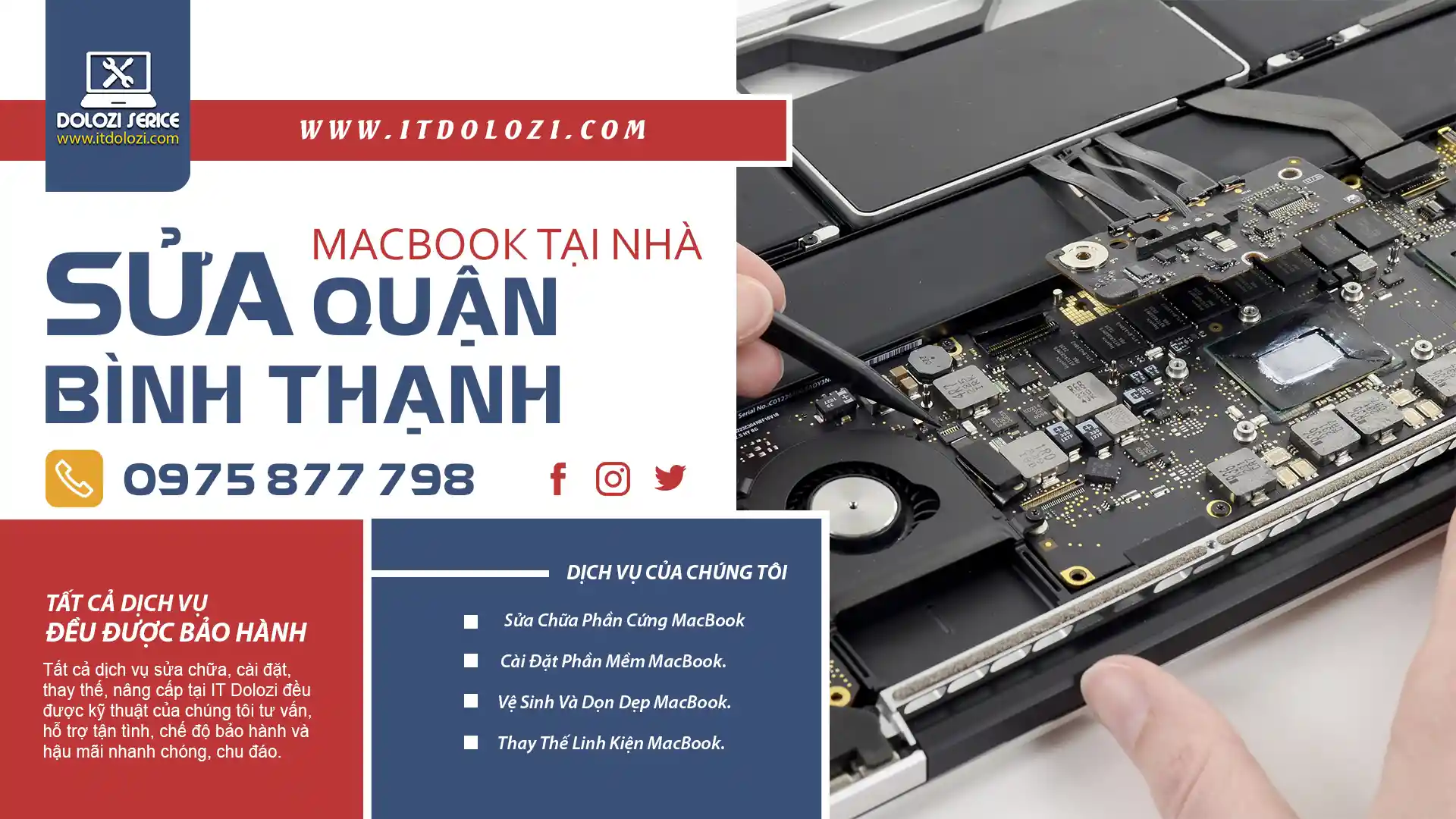 Sửa Macbook Quận Bình Thạnh