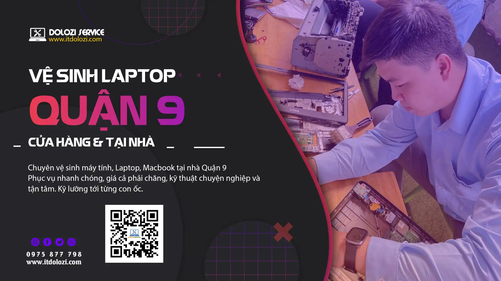 Vệ Sinh Laptop Quận 9