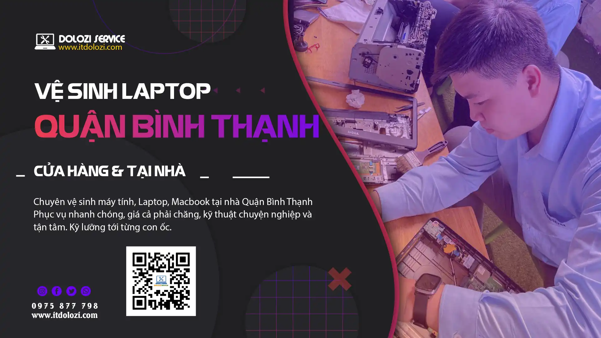 Vệ Sinh Laptop Quận Bình Thạnh