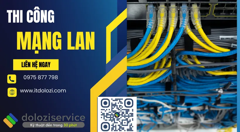 Thi công mạng Lan cho doanh nghiệp giá ưu đãi.