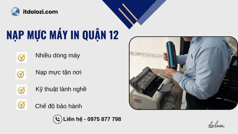 Dịch vụ nạp mực máy in quận 12