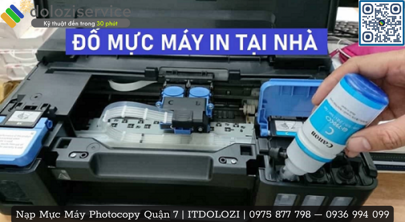 Có nên tự nạp mực máy photocopy quận 7?