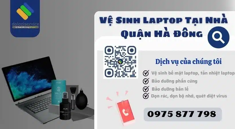 Dịch vụ vệ sinh Laptop tại nhà tại IT Dolozi