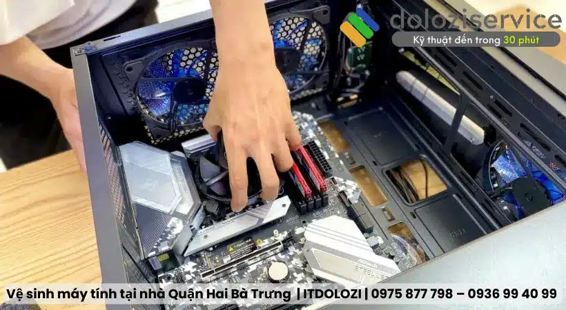 Quy trình vệ sinh máy tính tại nhà của ITDolozi.
