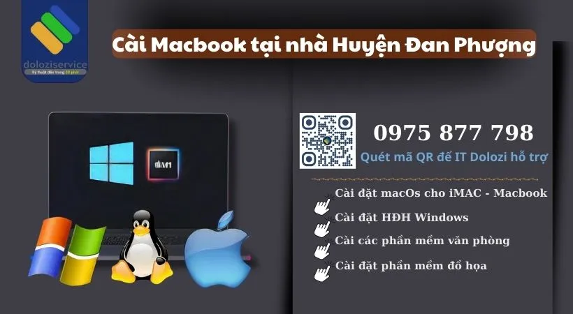 Dịch vụ cài macbook tại nhà tại IT Dolozi