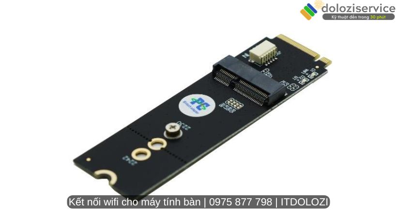 Card WIFI M.2 để kết nối wifi với máy tính bàn